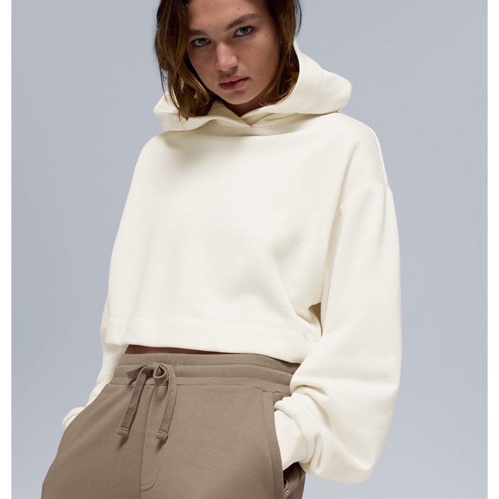 ALO Yoga Bae Hoodie Ivory size XS